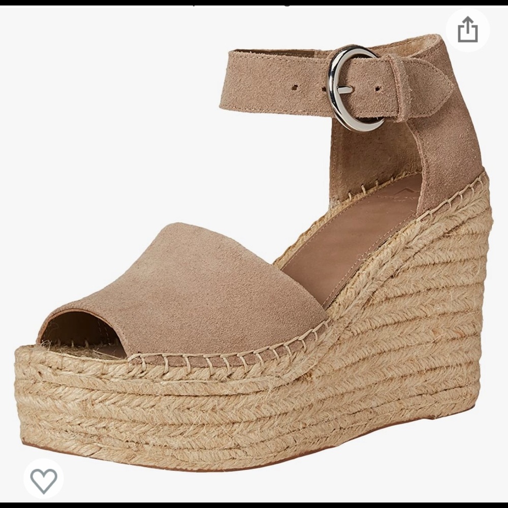 Marc Fisher Taupe Matilda Espadrilles